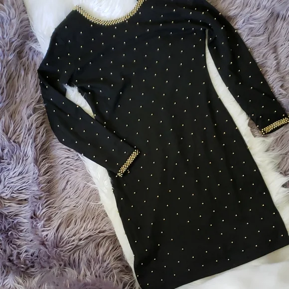 samuel blue | Dresses | Black Mini Dress With Gold Beads | Poshmark samuel blue | Dresses | Black Mini Dress With Gold Beads | Poshmark